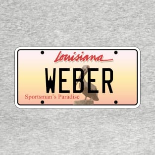 Weber Grill Vanity License Plate T-Shirt